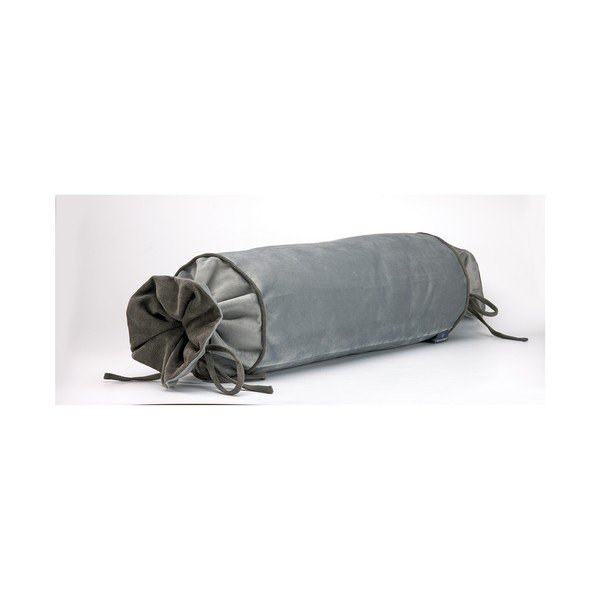 Pilkos spalvos užvalkalas WeLoveBeds Silver Candy, ⌀ 20 x 58 cm-image-2