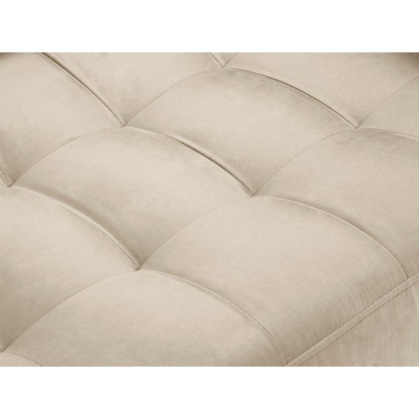 Smėlio spalvos aksominė sofa Milo Casa Santo, 174 cm-image-1