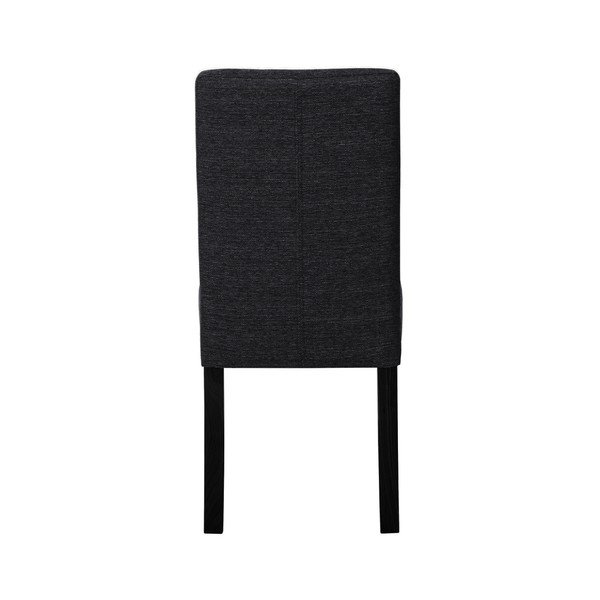 Juoda kėdė su juodomis buko medienos kojomis Ted Lapidus Maison Tonka-image-4