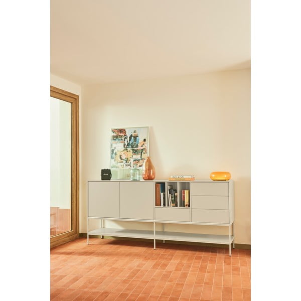 Šoninė spintelė kreminės spalvos 220x98x45 cm Platt – Teulat-image-1