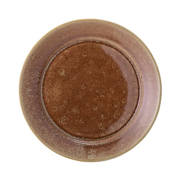 Ruda keraminė desertinė lėkštė Bloomingville Pixie, ø 20 cm