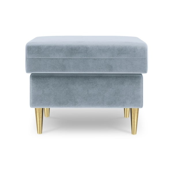 Šviesiai mėlynas pufas Mazzini Sofas Muguet, 60 x 45 cm-image-2