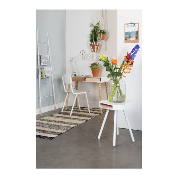 "Zuiver Hide & Seek" baltas šoninis staliukas-image-3