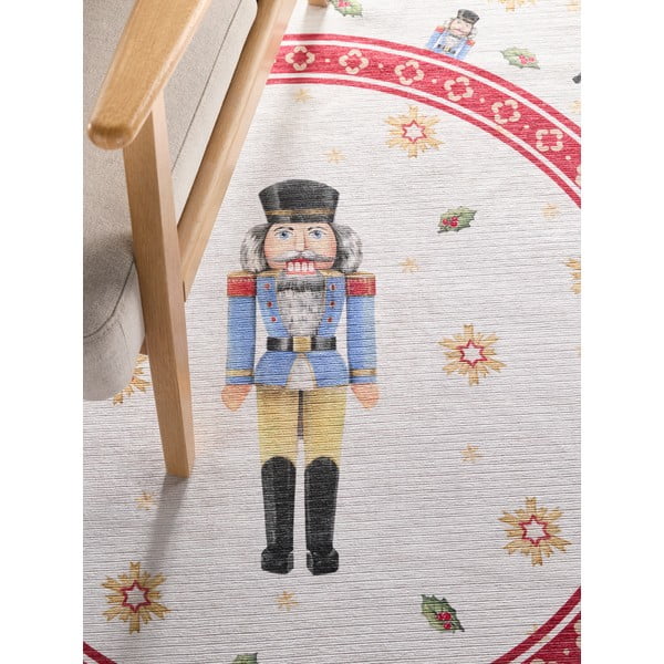 Raudonos spalvos apvalios formos kilimas su Kalėdų motyvu ø 160 cm Toy's Delight Nutcracker – Villeroy&Boch-image-2