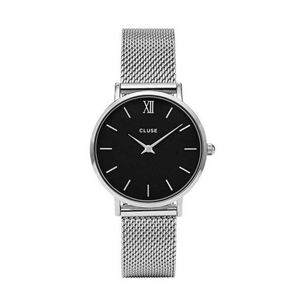 Cluse Minuit sidabrinis moteriškas laikrodis
