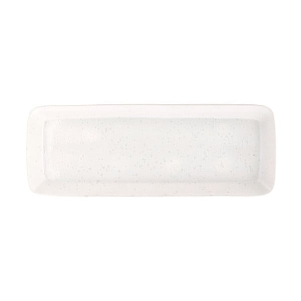 Kreminės baltos spalvos molinis serviravimo padėklas Bitz, 38 x 14 cm-image-1