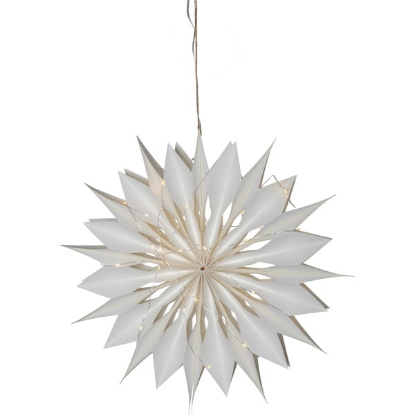 Šviečianti dekoracija baltos spalvos su Kalėdų motyvu Flinga – Star Trading