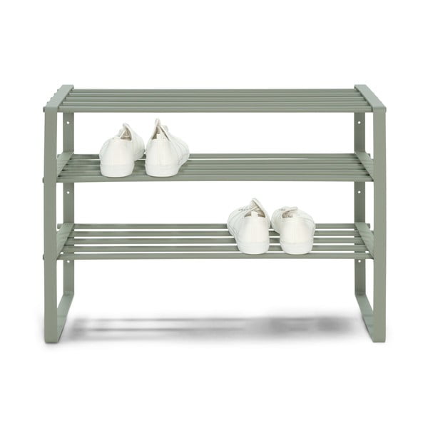 Pilkai žalios spalvos iš metalo spintelė batams 70x48,5x29 cm Rex – Spinder Design-image-2