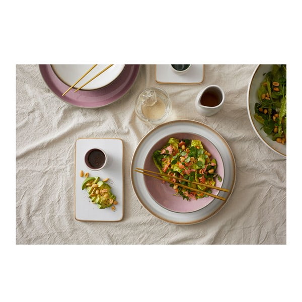 Rožinės spalvos/pilkos spalvos iš akmens masės mažas dubuo 1 l Gastro Grey/Light Pink – Bitz-image-1