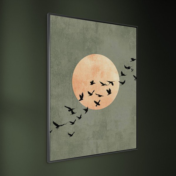 Spausdintas paveikslas su rėmeliu 60x80 cm Midnight Flight – Styler-image-2