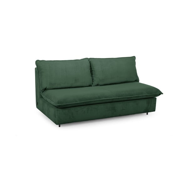 Iš kordinio velveto sulankstoma sofa žalios spalvos 184 cm Isadora – Bobochic Paris-image-2