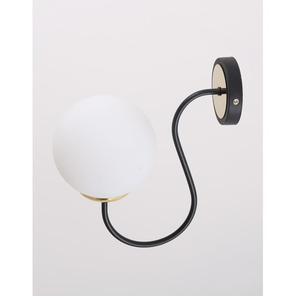 Sieninė lempa juodos ir baltos spalvos ø 15 cm Oslo – Squid Lighting-image-1