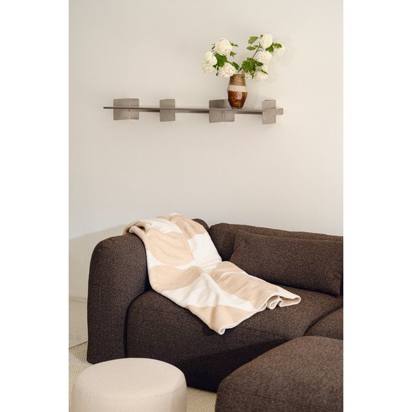 Smėlio spalvos/kreminės spalvos antklodė ir pledas 150x200 cm Tul – noo.ma-image-3