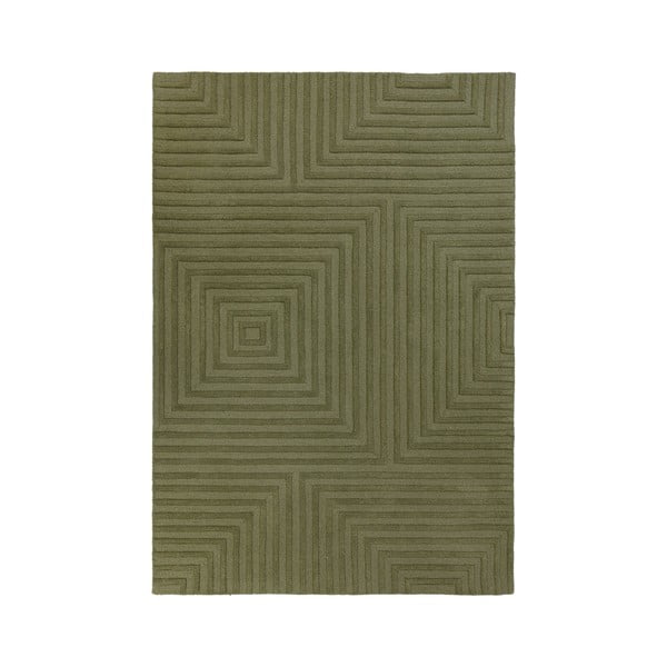 Žalias vilnonis kilimas Flair Rugs Estela, 160 x 230 cm
