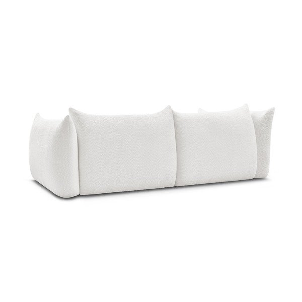 Baltos spalvos sofa iš boucle 286 cm Azra – Bobochic Paris-image-4