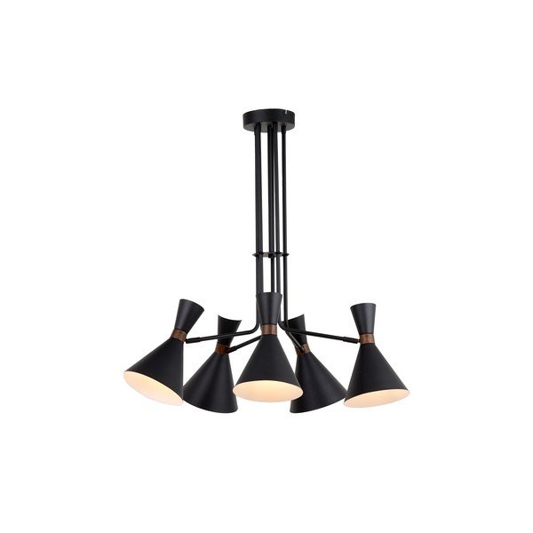 Kabantis šviestuvas matinės juodos spalvos ø 86,5 cm su metaliniu gaubtu Hoodies – Light & Living