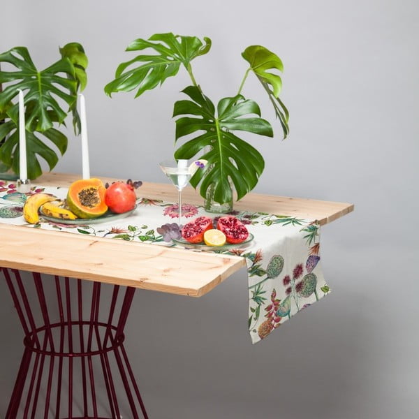 2 staltiesių rinkinys, lininė medžiaga Madre Selva Flores Salvajes-image-1