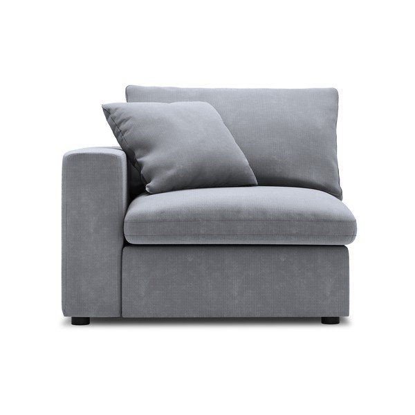 Pilkas modulinės sofos kampas Windsor & Co Sofas Galaxy, kairysis kampas