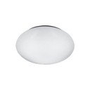 Baltas apvalus LED lubinis šviestuvas Reality Putz, 27 cm skersmens