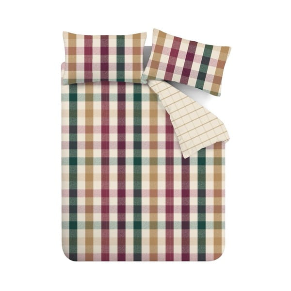 Dvigulė/itin ilga patalynė 230x220 cm Autumn Check – Catherine Lansfield