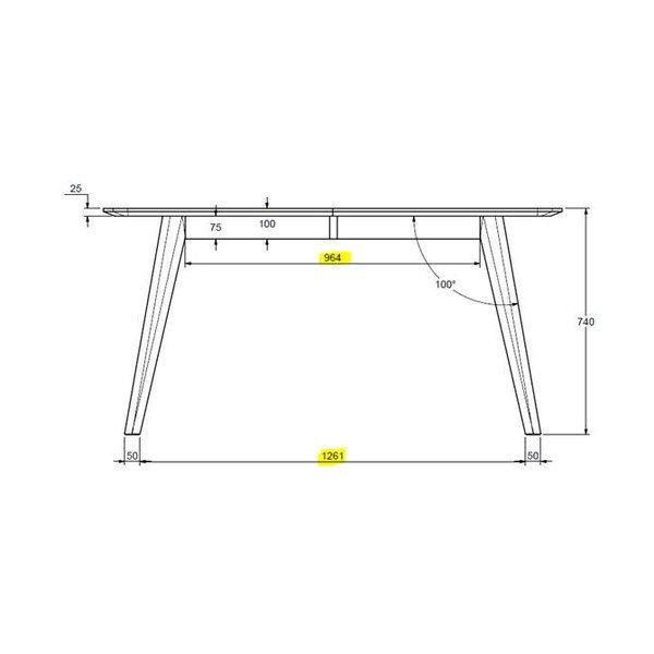 Sulankstomas ąžuolinis valgomojo stalas Unique Furniture Rho, 150 x 90 cm-image-2