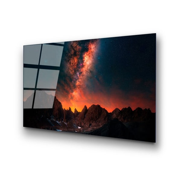 Paveikslas ant stiklo 100x70 cm Night Sky - Wallity-image-4