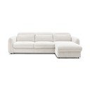 Baltos spalvos kampinė sofa Achille – Bobochic Paris