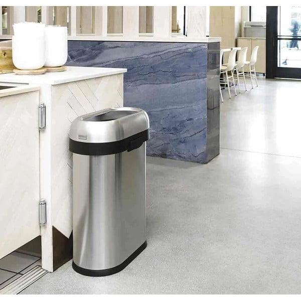 Nerūdijančio plieno šiukšliadėžė 50 l - simplehuman-image-1