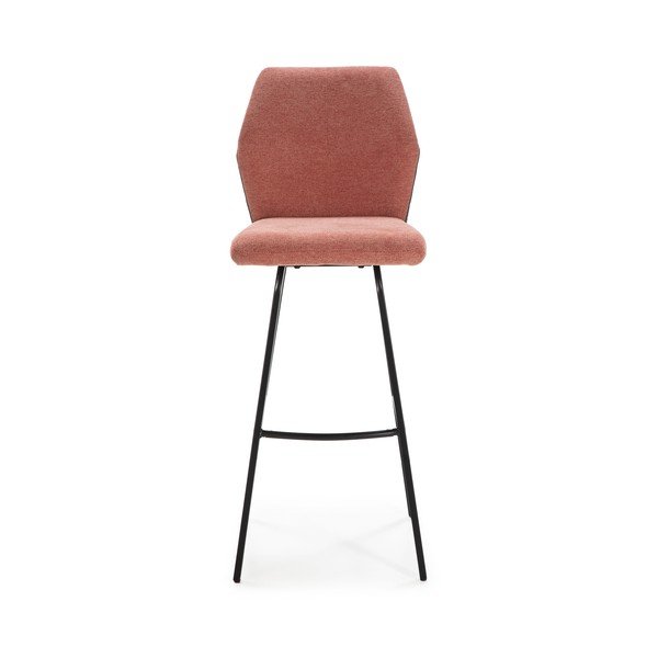 2 rausvos spalvos baro kėdės (75 cm) Pol - Marckeric-image-4