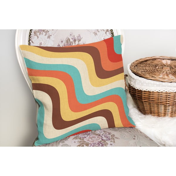 Dekoratyvinis pagalvės užvalkalas 43x43 cm Summer in Havana – Mila Home-image-1