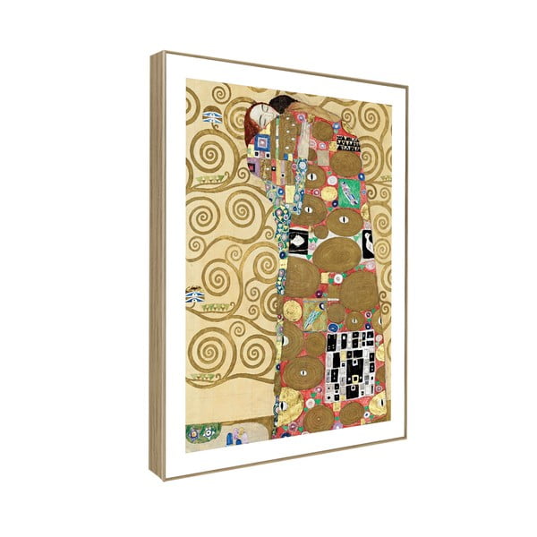 Paveikslai reprodukcijos 3 vnt. 30x40 cm Klimt – knor-image-3