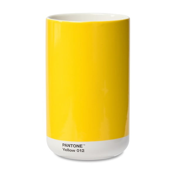 Geltona keraminė vaza - Pantone