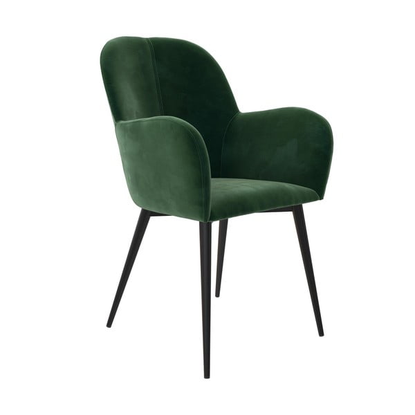 Žalios spalvos iš audinio valgomojo kėdė Fitz – Støraa