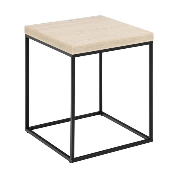 Šoninis stalas su marmuro dekoro stalviršiu 40x40 cm Barossa – Actona-image-2