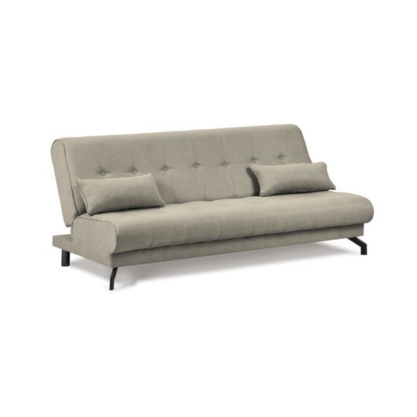 Pilkos ir smėlio spalvos sofa-lova "Kooko Home Musique