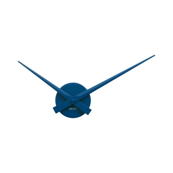 Mėlynas sieninis laikrodis "Karlsson Time Mini", ø 44 cm