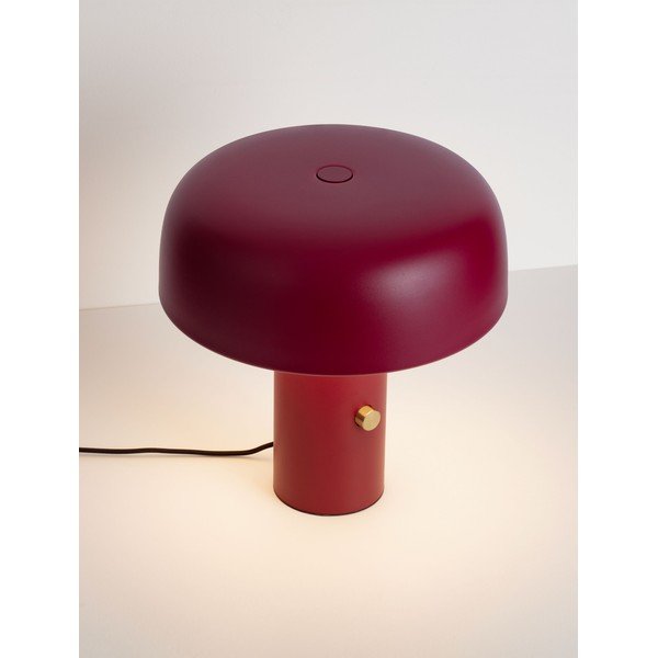 Bordo spalvos iš metalo stalinis šviestuvas LED su pritemdymo funkcija (aukštis 31 cm) Noelia – Nova Luce-image-4
