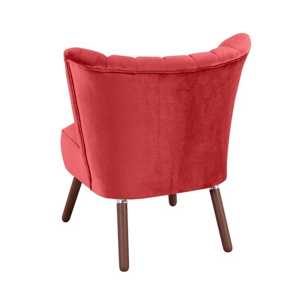 Raudonas fotelis Max Winzer Alessandro Velour-image-2
