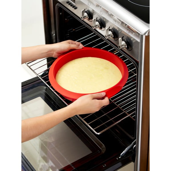 Juoda silikoninė kepimo forma Lékué, ⌀ 26 cm-image-1