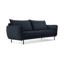 Tamsiai mėlyna aksominė sofa 160 cm Vienna - Cosmopolitan Design