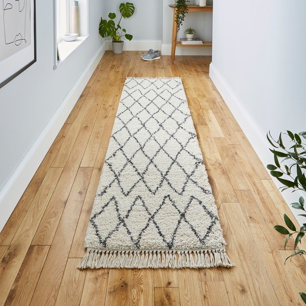 Kilimas kreminės spalvos 60x230 cm Boho – Think Rugs-image-1