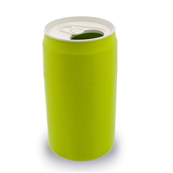 Atliekų dėžė QUALY kapsulių skardinė, žalia