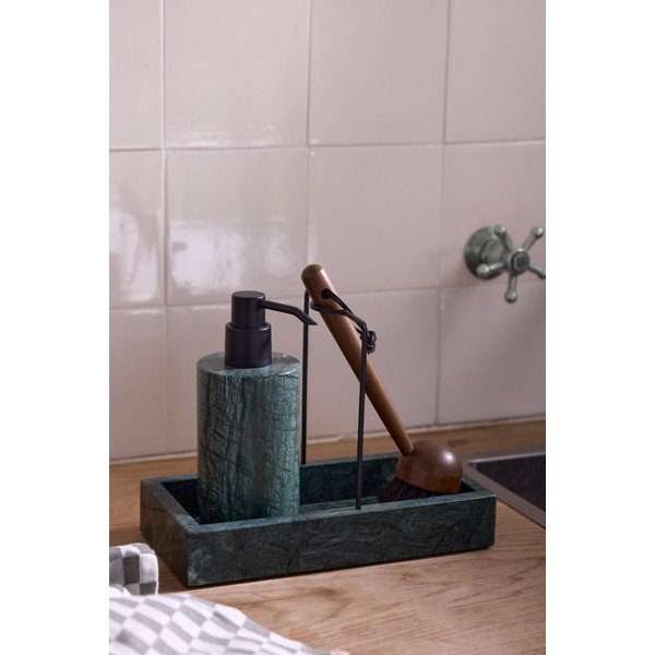 Tamsiai žalios spalvos iš akmens stovas skalbimo reikmenims Marble – Mette Ditmer Denmark-image-1