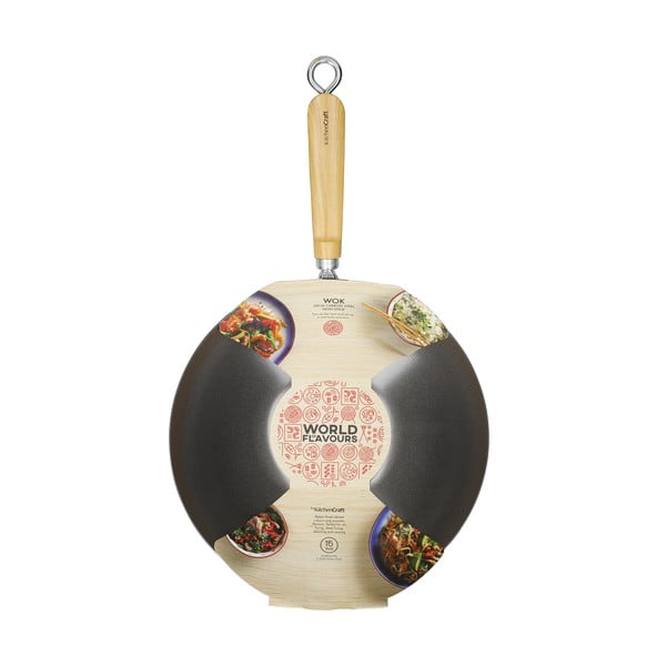Neprideganti WOK keptuvė Kitchen Craft Oriental, ⌀ 30 cm-image-4
