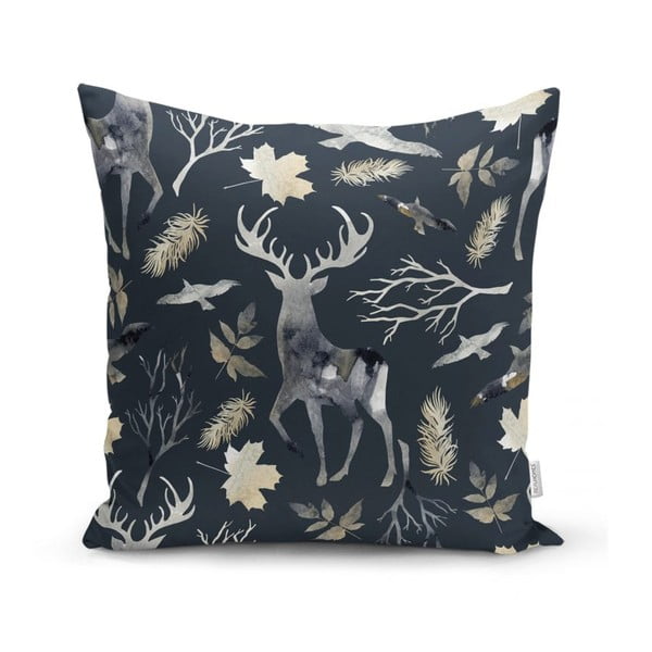 4 kalėdinių pagalvių užvalkalų ir staltiesės rinkinys Minimalist Cushion Covers Christmas Forest-image-3
