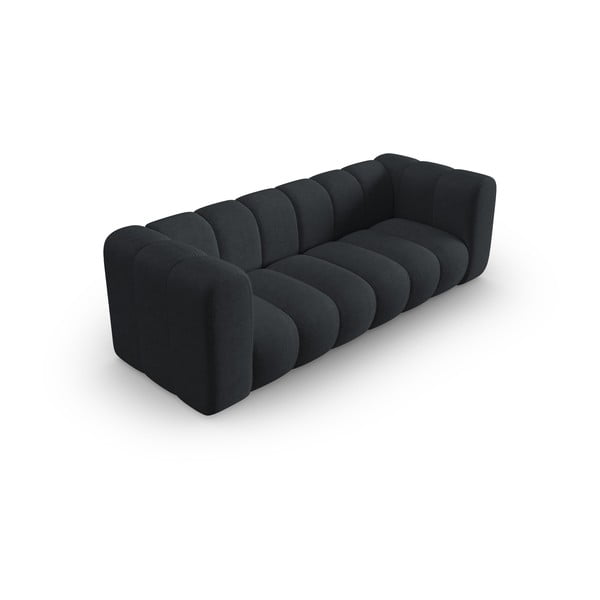 Sofa juodos spalvos 228 cm Lupine – Micadoni Home-image-3