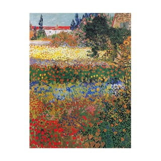 Vincent van Gogh reprodukcija Flower Garden, 40 x 30 cm