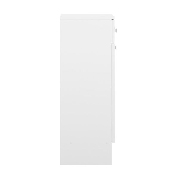 Balta žema vonios kambario spintelė 60x82 cm Combi - TemaHome -image-4