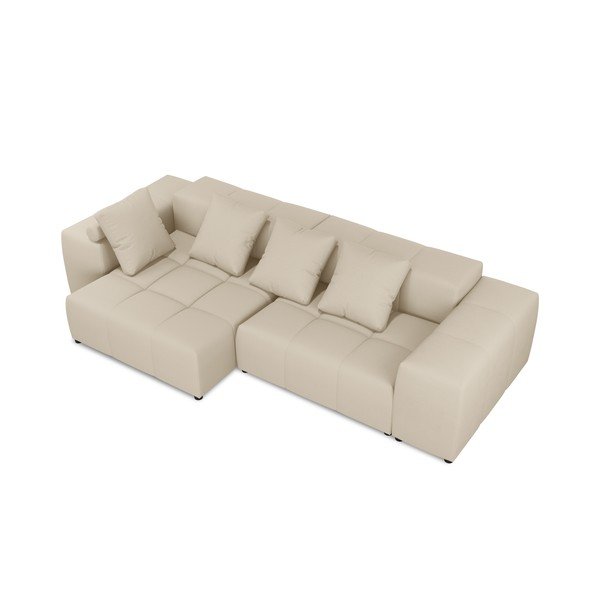 Smėlio spalvos kampinė sofa (kintama) Rome - Cosmopolitan Design-image-3