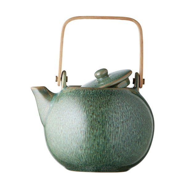 Žalios spalvos iš keramikos su koštuvu arbatinukas 1,2 l Gastro Green – Bitz-image-2